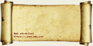 Nadja Đurković vizit kartica